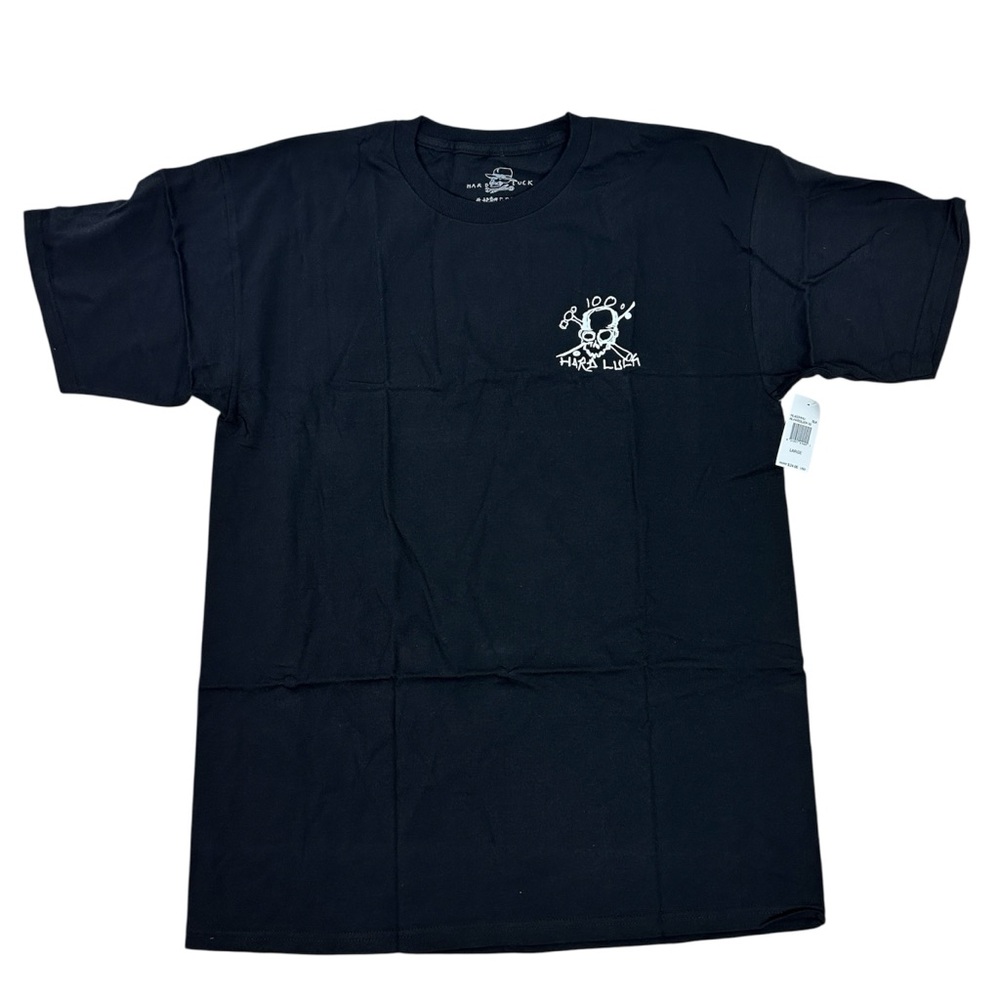 Hard Luck Black Graphic Men's T-Shirt NWT